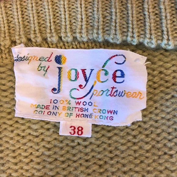 Vintage Crocheted Avocado Green Sweeter - Picture 6 of 6